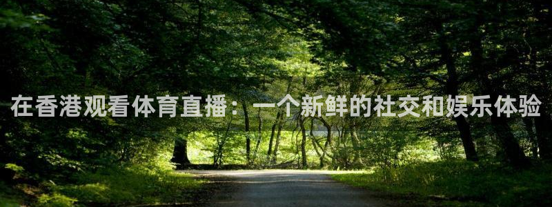 在香港观看体育直播：一个新鲜的社交和娱乐体验